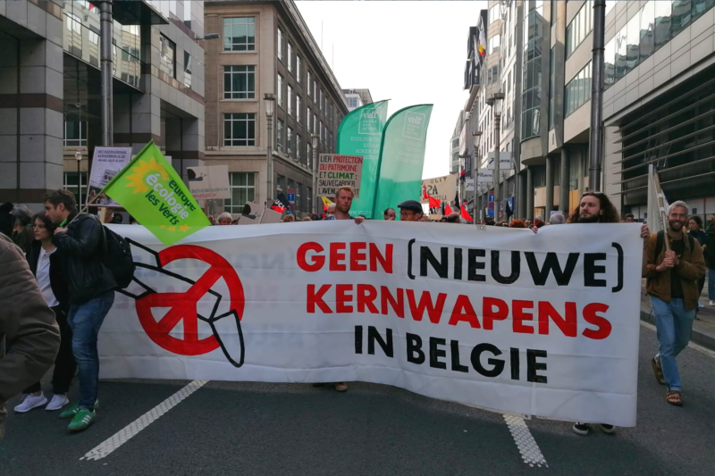 Belgische Coalitie tegen kernwapens roept regering op nucleaire oefening niet te laten doorgaan