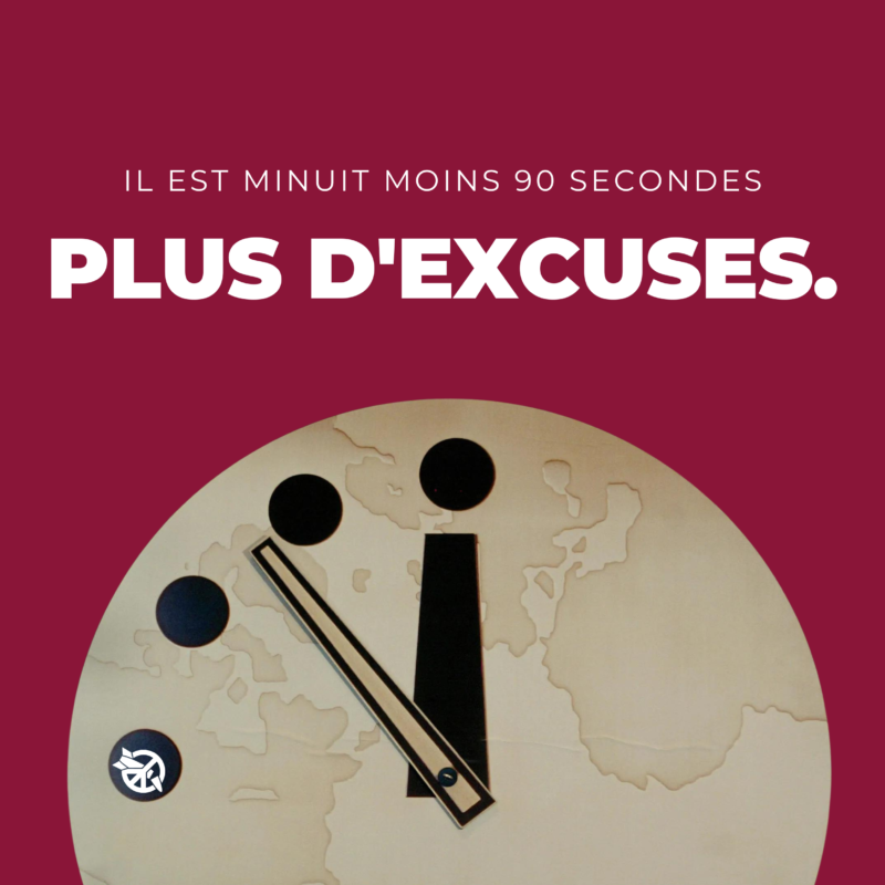 Il est minuit moins 90 secondes !