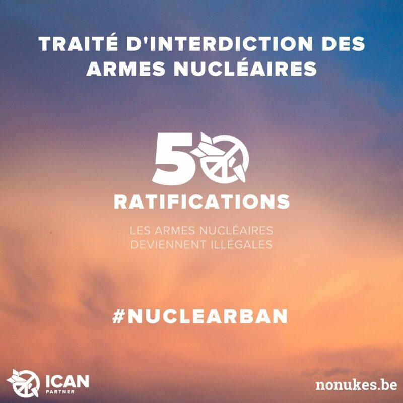 Communiqué De Presse : Le Traité D’Interdiction Des Armes Nucléaires ...